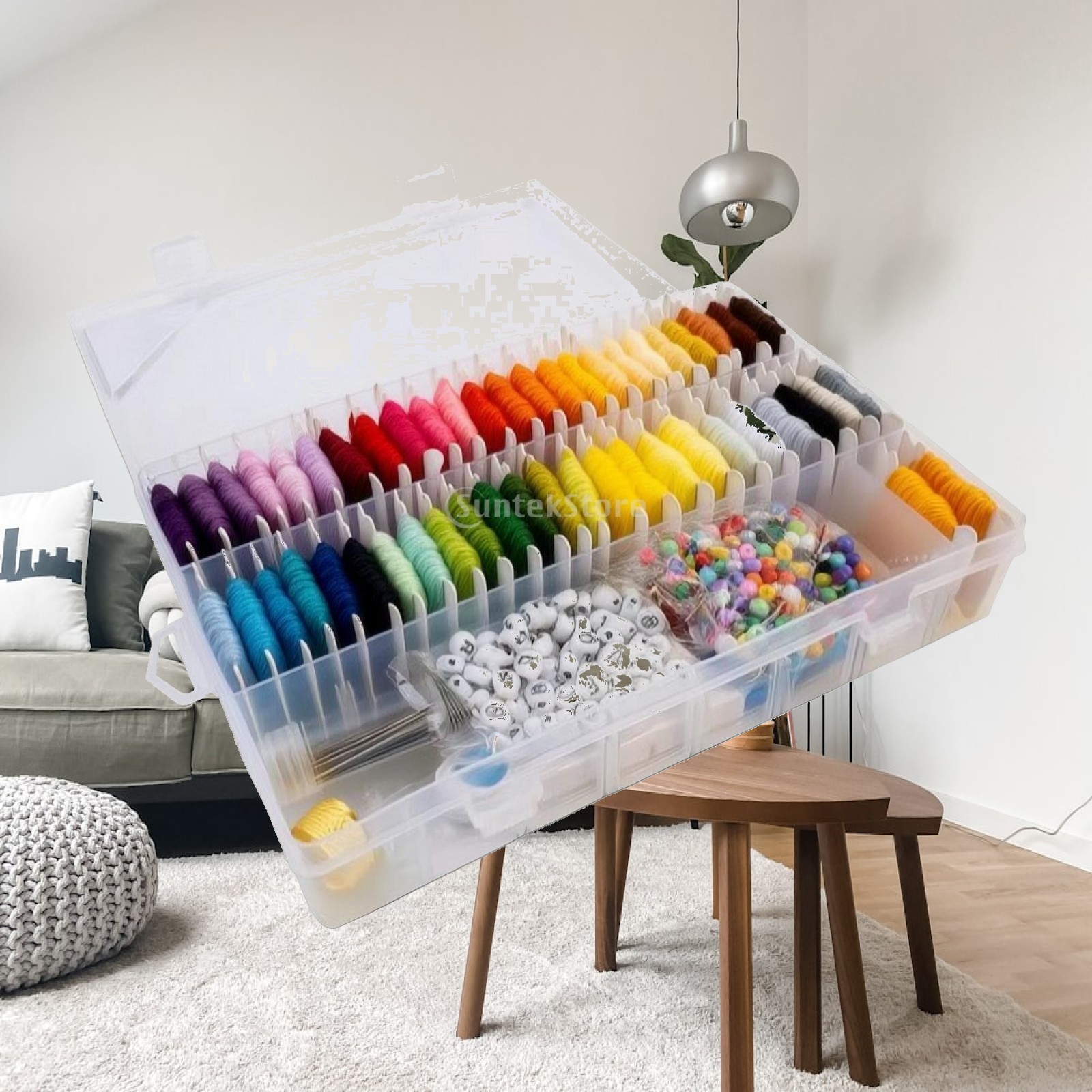 Embroidery - Zestaw nici do haftu z organizerem,