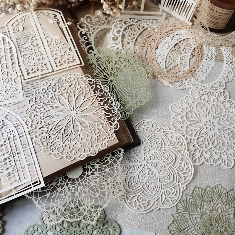 10 sztuk koronki w stylu vinta – Vintage Junk Journal Scrapbooking Paper recenzja i cena