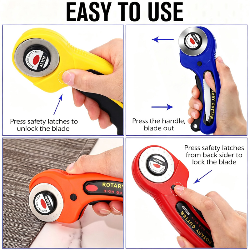 Obcinak rotacyjny do tkanin z  – Rotary Cutter For Fabric 45Mm recenzja i cena