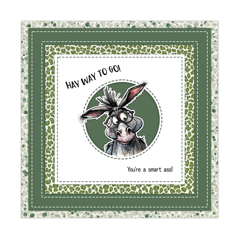 Zabawny osiołek na sezon ukońc – Clear Silicone Stamps For Card Making recenzja i cena
