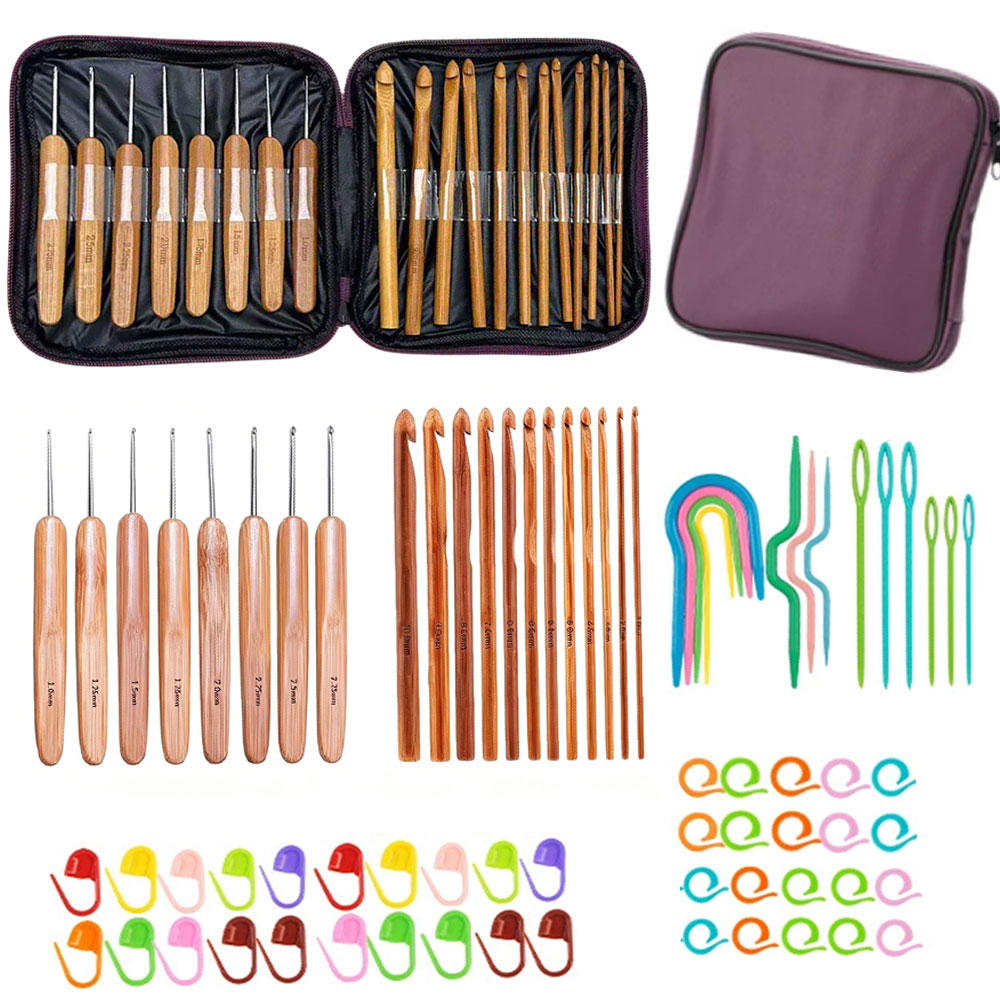 Zestaw 74 bambusowych szydełek – Craft Tools recenzja i cena