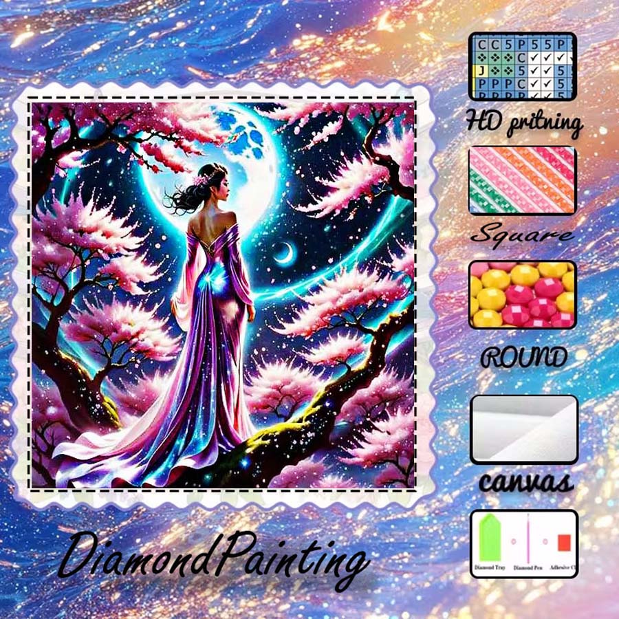 1 sztuka tkaniny flokowanej 5D – 5D Diamond Painting Kit Full Drill recenzja i cena