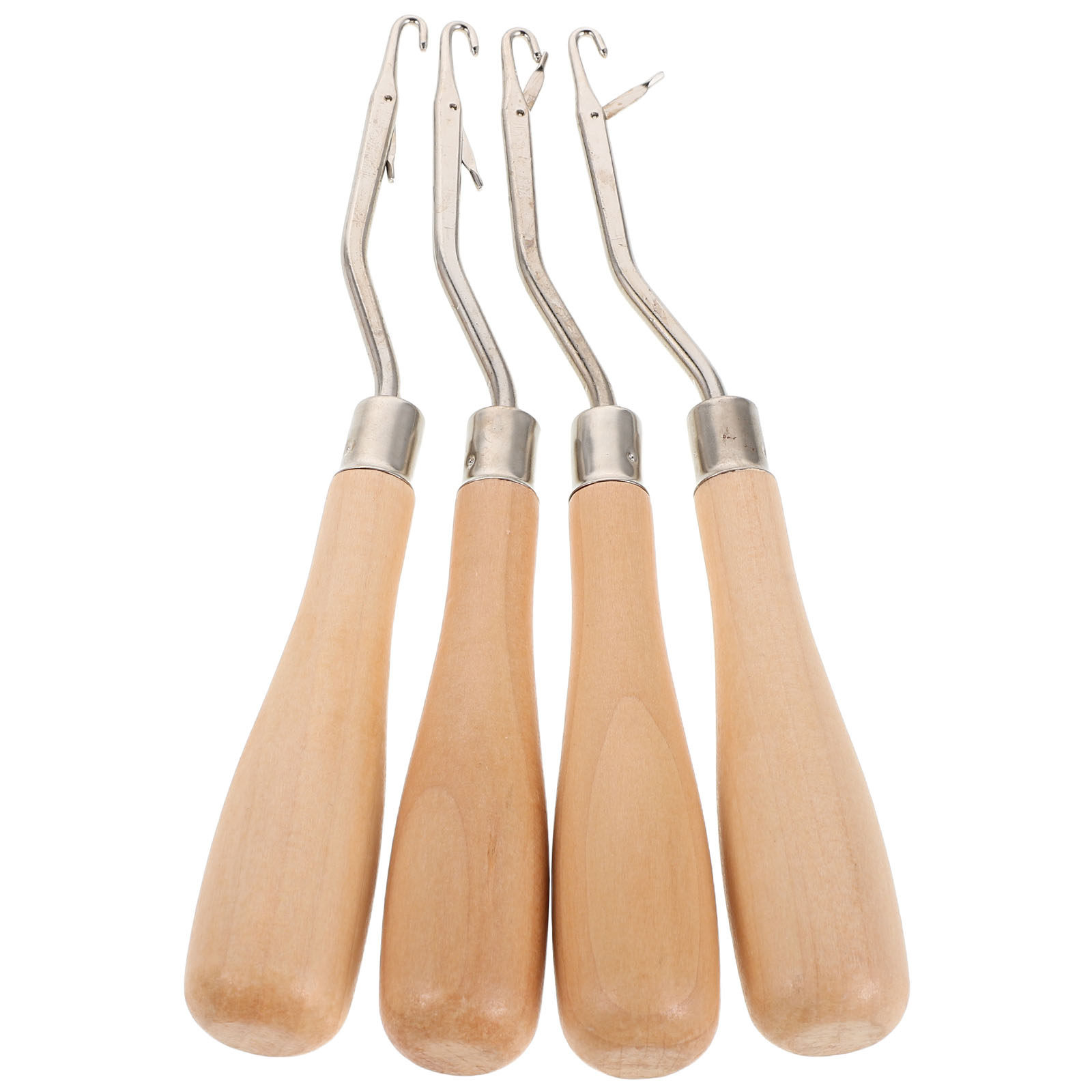 4 szt. szydełków z ergonomiczn – Wooden Crochet Hooks Ergonomic Handle recenzja i cena