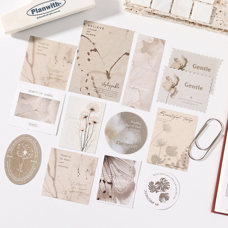 JIANQI 30 szt. Papier Vintage  – Vintage Junk Journal Scrapbooking Paper recenzja i cena