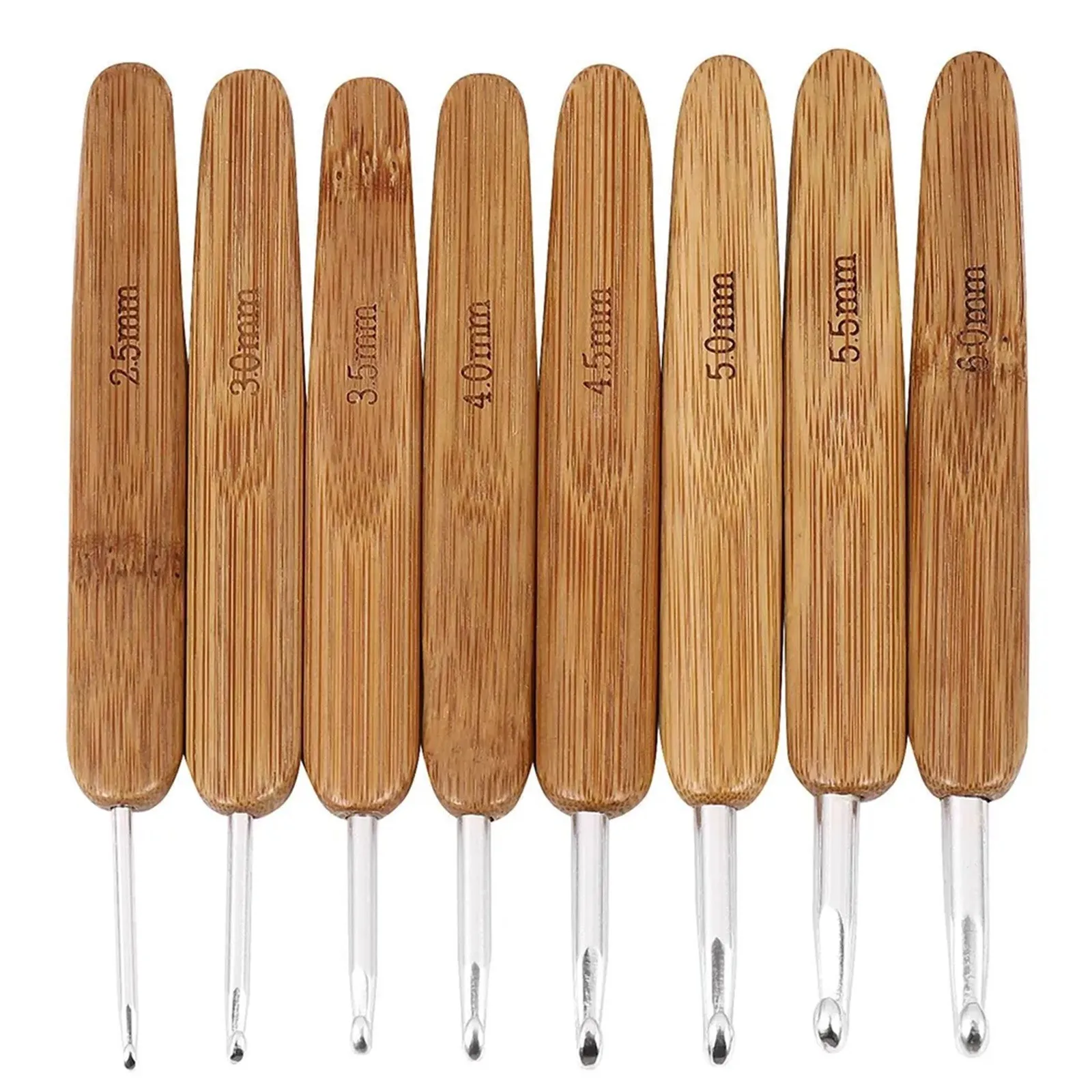 Zestaw rzemieślniczych szydełe – Wooden Crochet Hooks Ergonomic Handle recenzja i cena