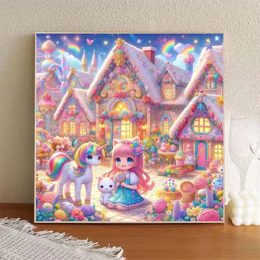1 sztuka tkaniny flokowanej 5D – 5D Diamond Painting Kit Full Drill recenzja i cena