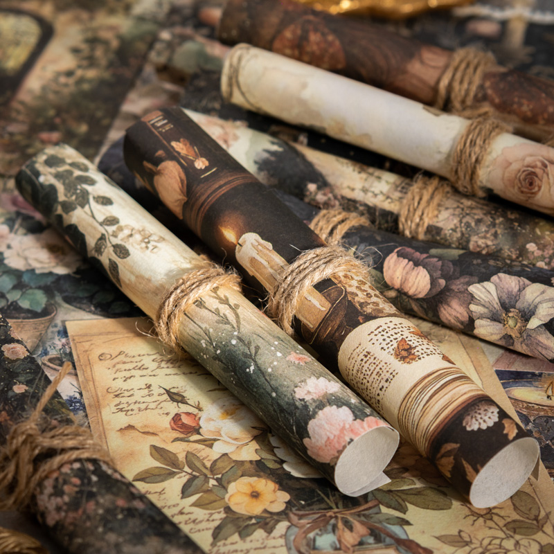 JIANQI 100 sztuk Retro papier  – Vintage Junk Journal Scrapbooking Paper recenzja i cena