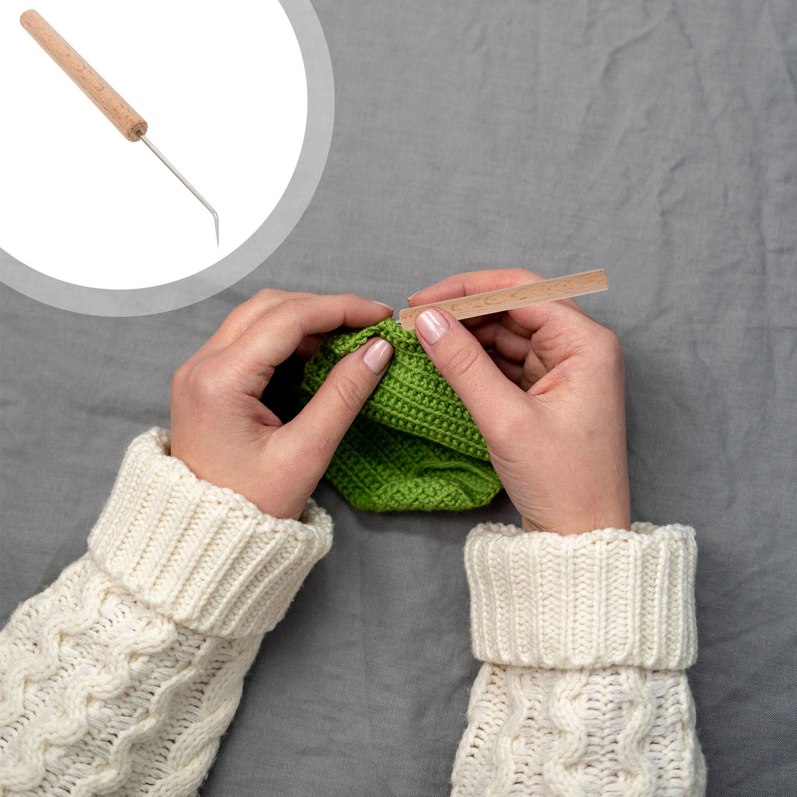 1 szt. Zestaw wysokiej jakości – Wooden Crochet Hooks Ergonomic Handle recenzja i cena