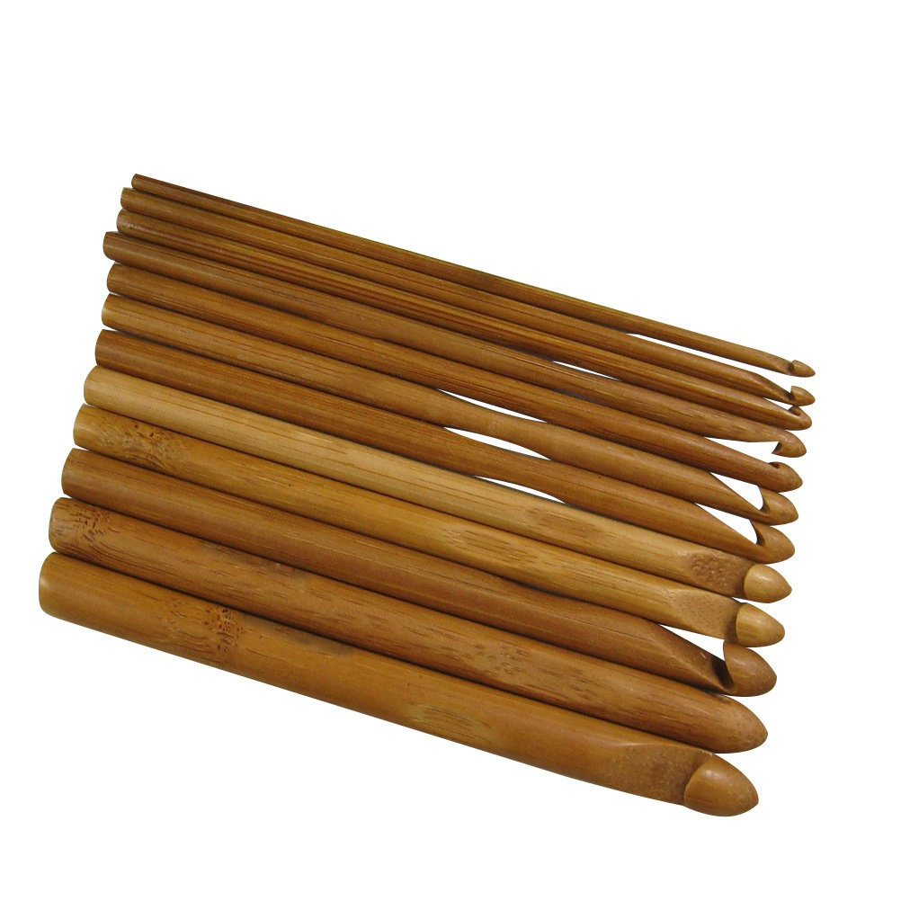 Zestaw 12 drewnianych drutów d – Wooden Crochet Hooks Ergonomic Handle recenzja i cena